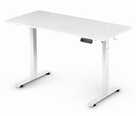 Biurko elektryczne z regulacją wysokości Hell's Chair White 140x70 cm  