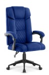 Fotel biurowy HAXX 5000 Granatowy Navy Welur