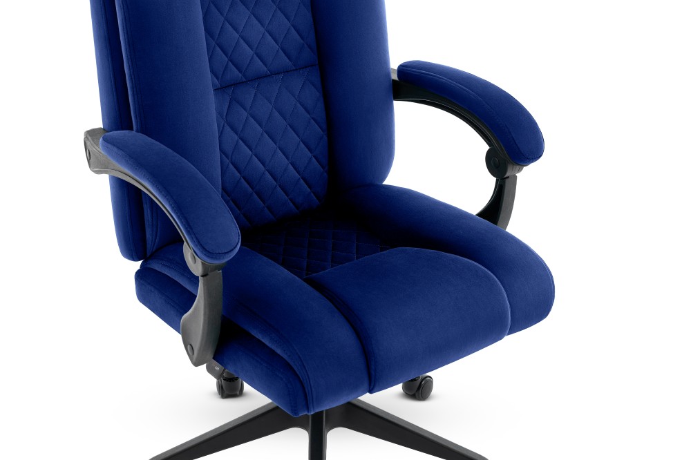 Fotel biurowy HAXX 5000 Granatowy Navy Welur