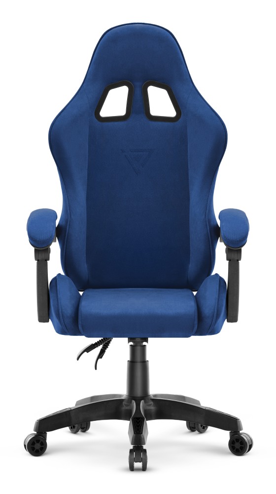 Fotel gamingowy HAXX 5001 Granatowy Navy Tkanina Zamszowa