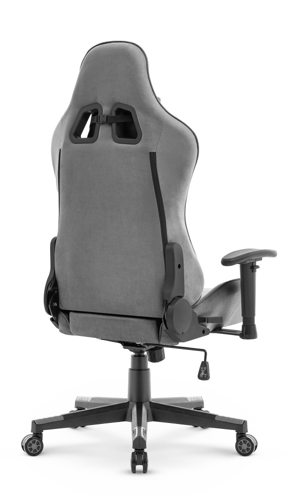 Fotel gamingowy HAXX 5005 Szary Zamsz