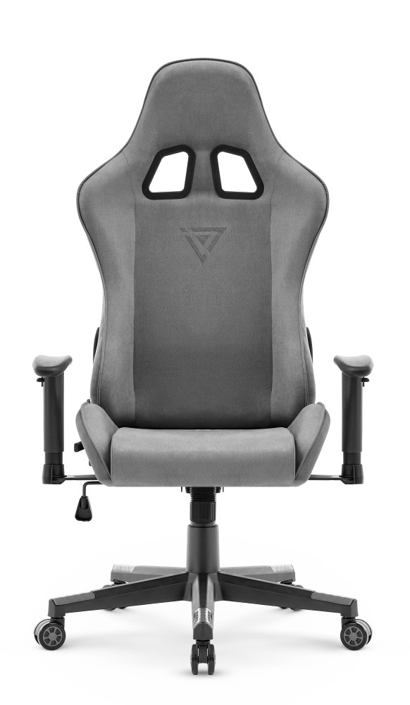 Fotel gamingowy HAXX 5005 Szary Zamsz