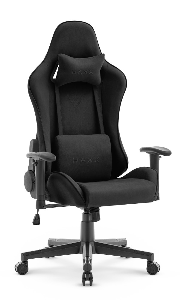 Fotel gamingowy HAXX 5005 Czarny Zamsz